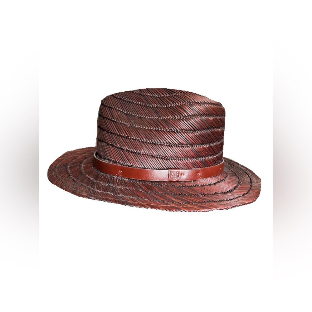 Brixton Full Brim Straw Hat in Size L (7.5 or 60cm)